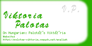 viktoria palotas business card